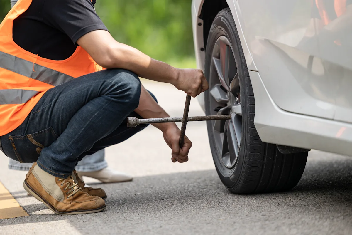 Flat Tire Replacement1